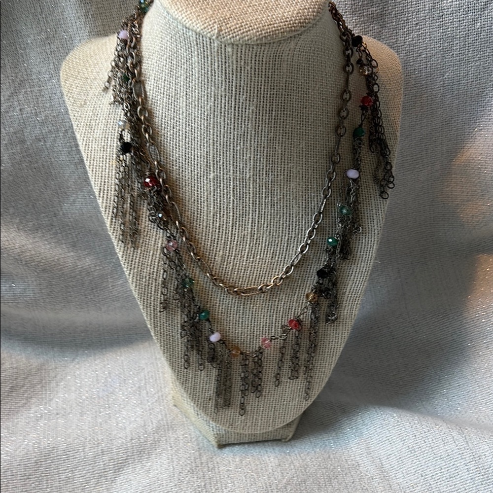 Black and Green Necklace Elegant Jewelry